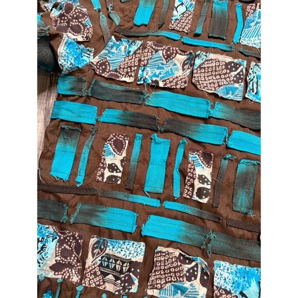 Vtg Artsy1X Cotton Patchwork Button Up Jacket Festival Grunge Fairy  Y2K India - Picture 8 of 11